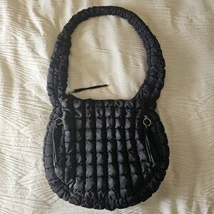 Black Puffer Bag
